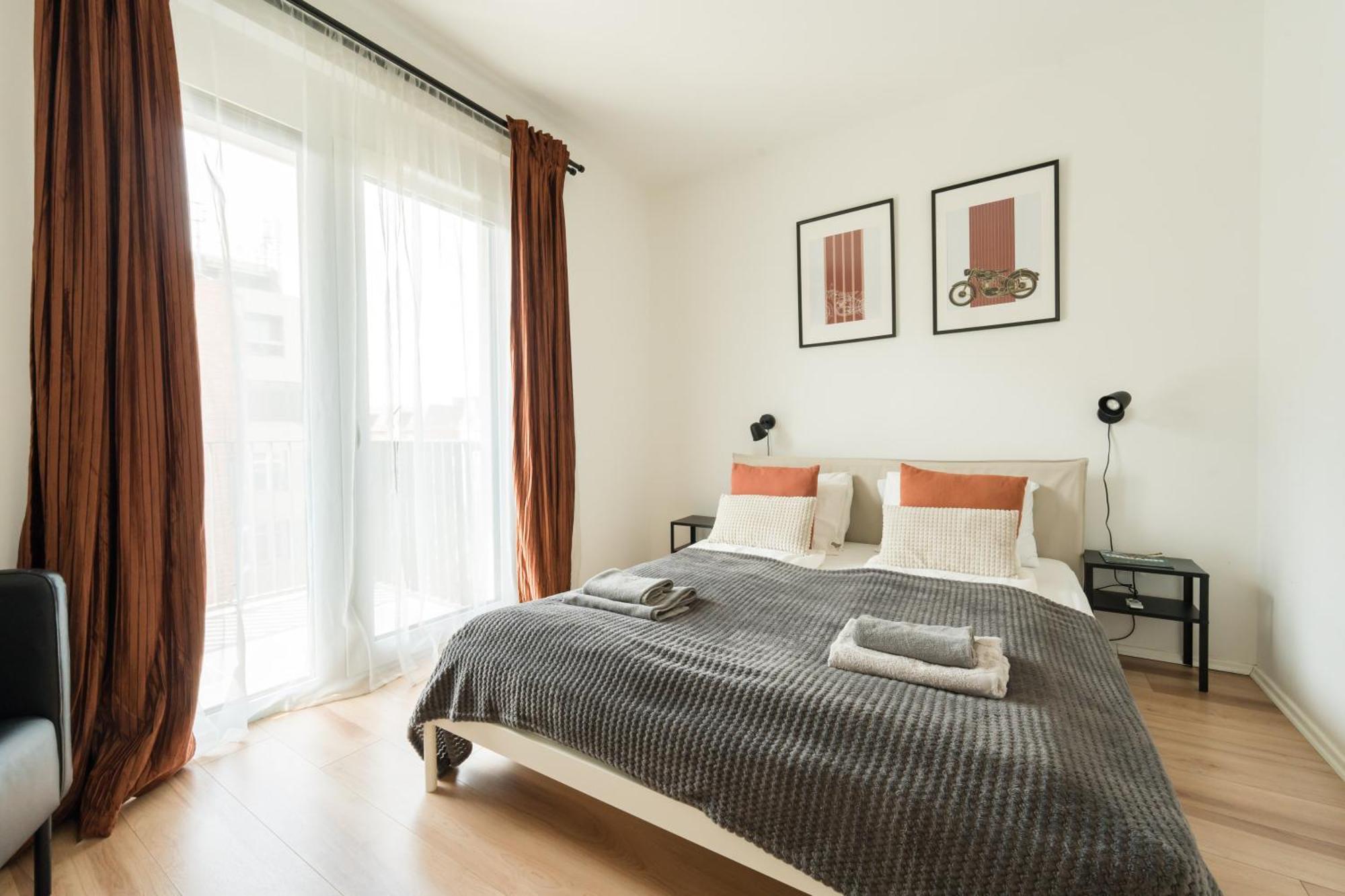 Brand New Modern Apartment-2 Rooms-Balcony-Garage Budapest Kültér fotó